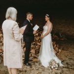 A bride and groom are married at Wressle Grange